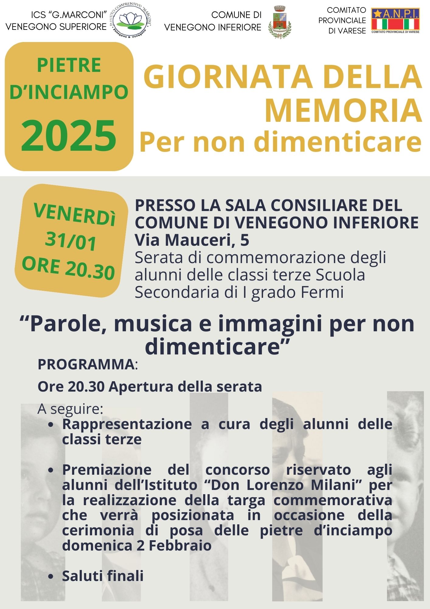 Giornata della memoria - Per non dimenticare