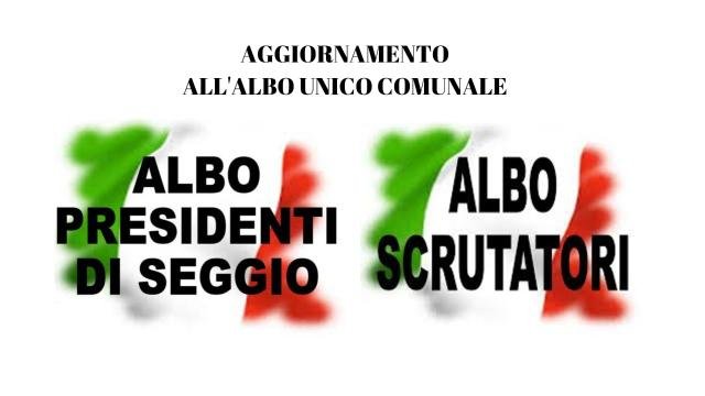 Iscrizione all'Albo degli Scrutatori e dei Presidenti di seggio